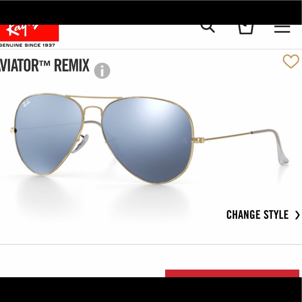 Polarized Aviator Silver Raybans